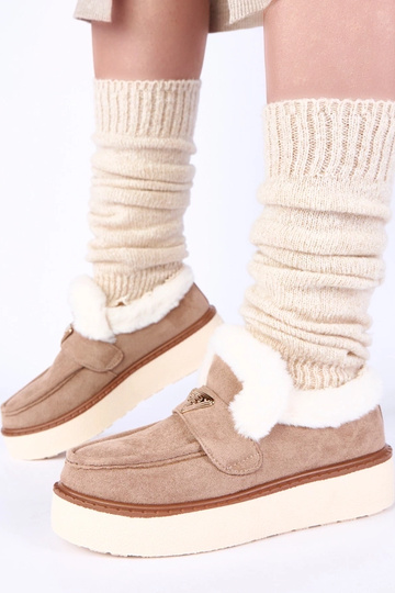 Mocassins sable chauds avec... 2