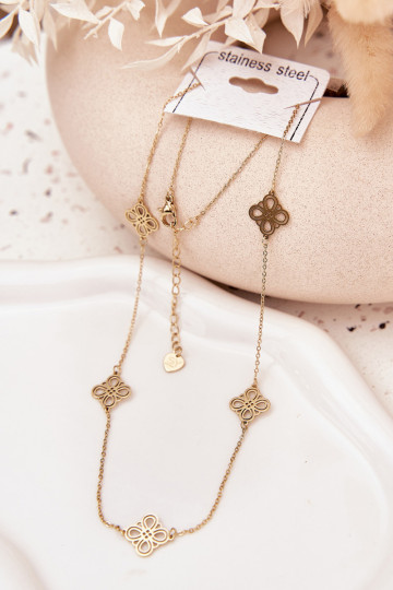 Sans cou en acier inoxydable couleur dorée