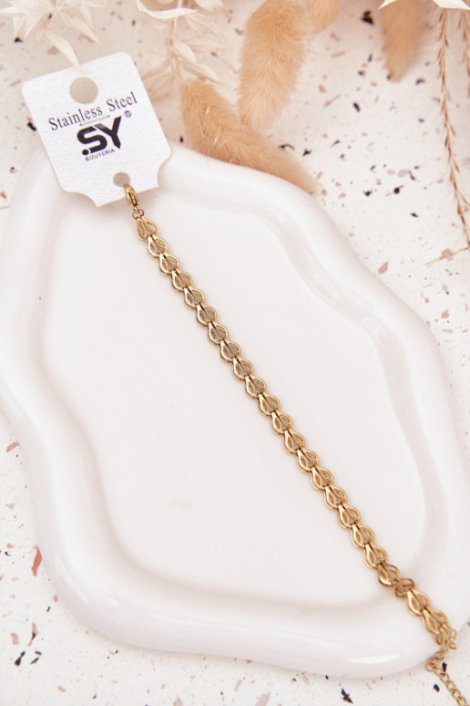 Ein Armband Aus Chirurgenstahl goldene Farbe