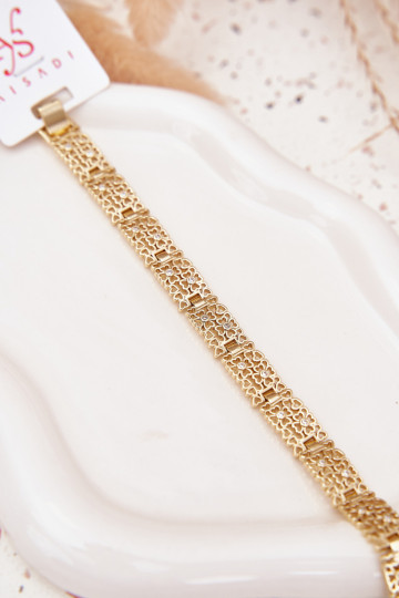 Armband Dames Gemaakt van chirurgisch staal gouden kleur 2