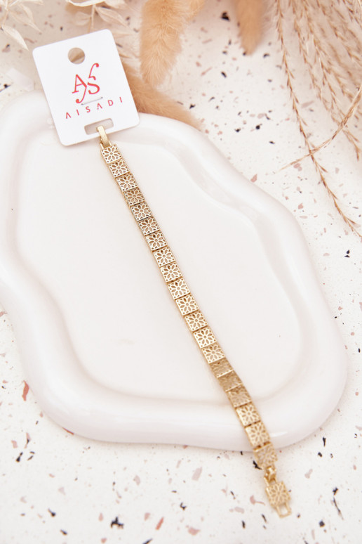 Armband Dames Gemaakt van chirurgisch staal gouden kleur