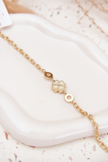 Ein ArmbandKoniczynką Aus Chirurgenstahl goldene Farbe