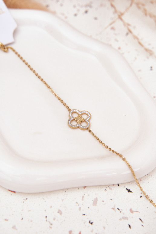 Ein Armband Feminin Aus Chirurgenstahl goldene Farbe