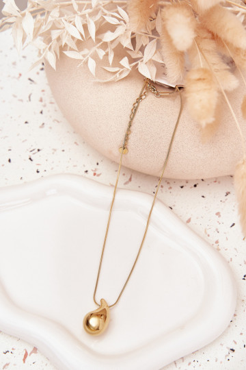 Nekloos Op Żmijce Met een hanger Łezka gouden kleur 2
