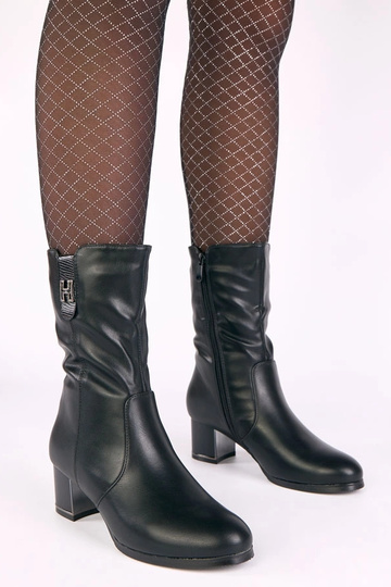 Bottines noires doublées en...