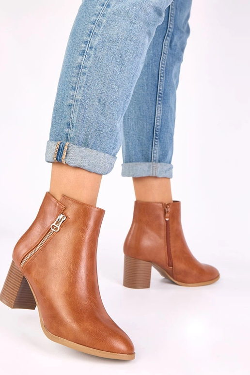 Ellie braune klassische Stiefel mit...