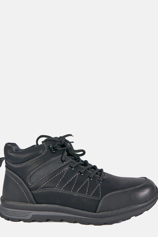 Mack schwarze Herren-Boots mit warmem...