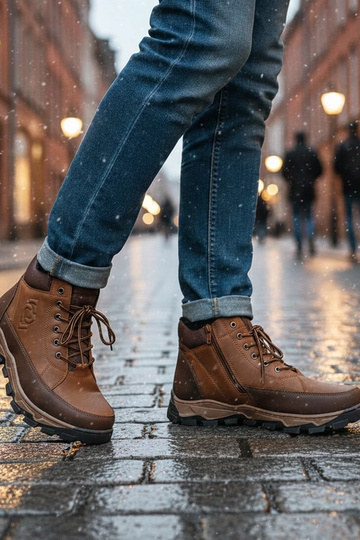 Elias braune Herren-Boots...