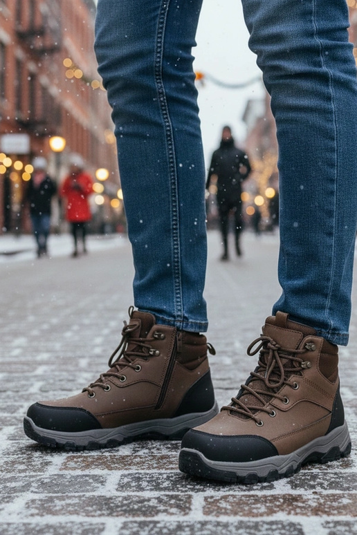 Bruine heren sneakers Ryan