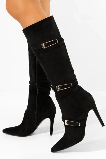 Bottes longues noires à... 2