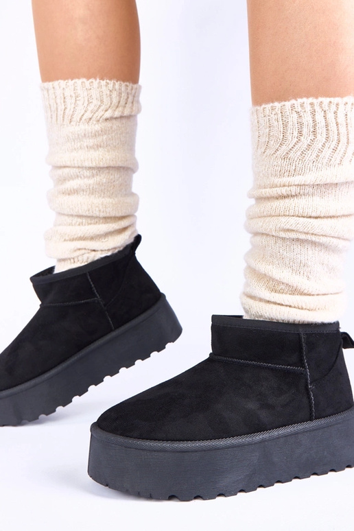 Bottes de neige à plateforme en...