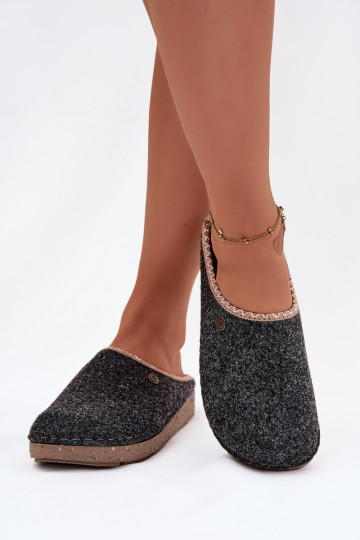 chaussures fait maison Chaussons Féminin Inblu ED000031 couleur grise