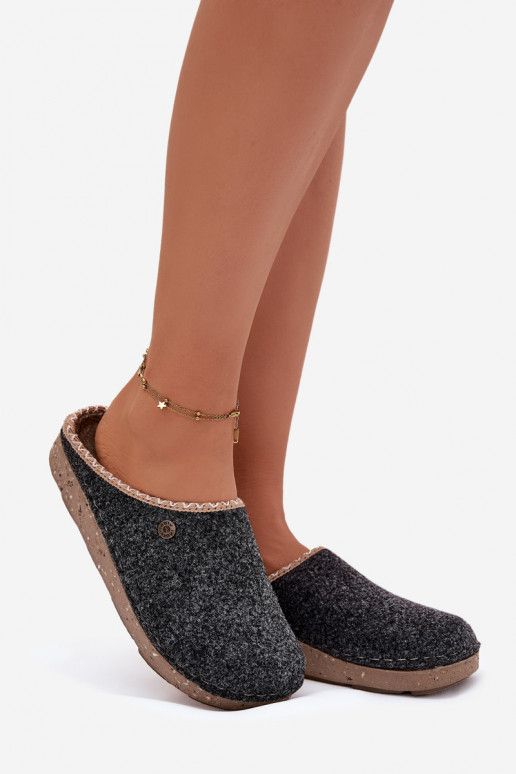 chaussures fait maison Chaussons Féminin Inblu ED000031 couleur grise