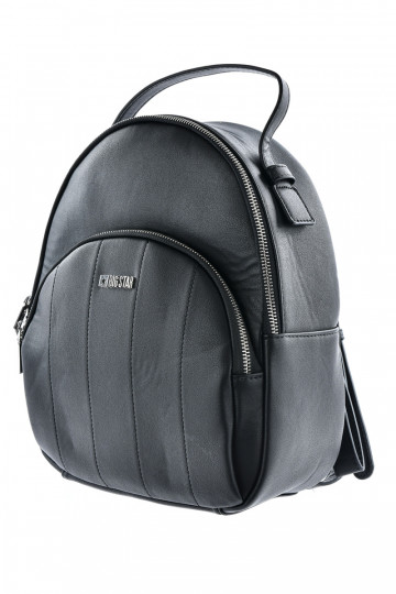 Féminin Cuir Sac à dos deux en un Big Star LL574097 couleur noire