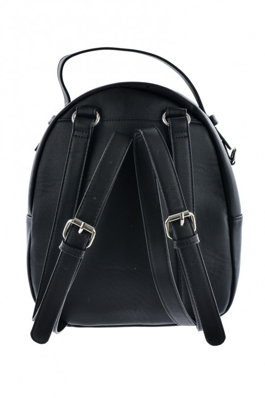Feminin Leder Rucksack zZuei in eins Big Star LL574097 schZuarze Farbe