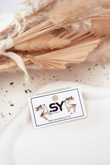 avec des détails élégantsi Renne Fabriqué en acier chirurgical 2