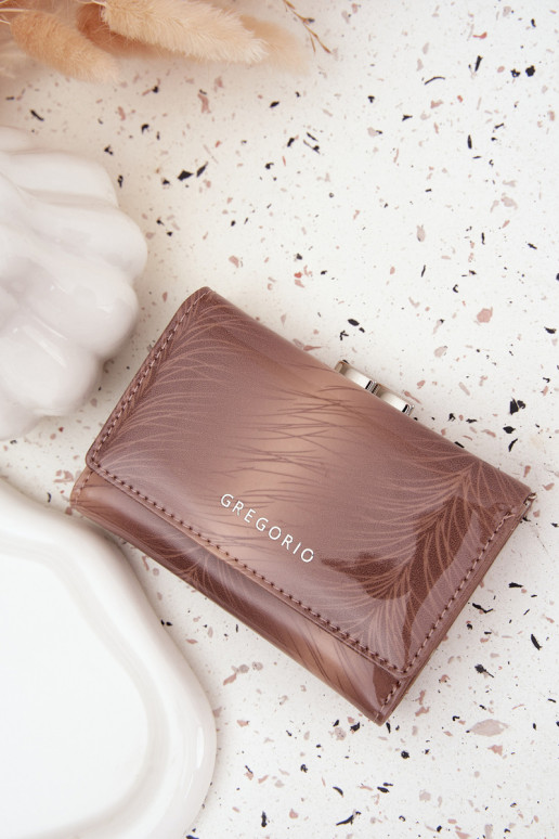 laqué Portefeuille femmeDrobinkami couleur ivoire Cermina