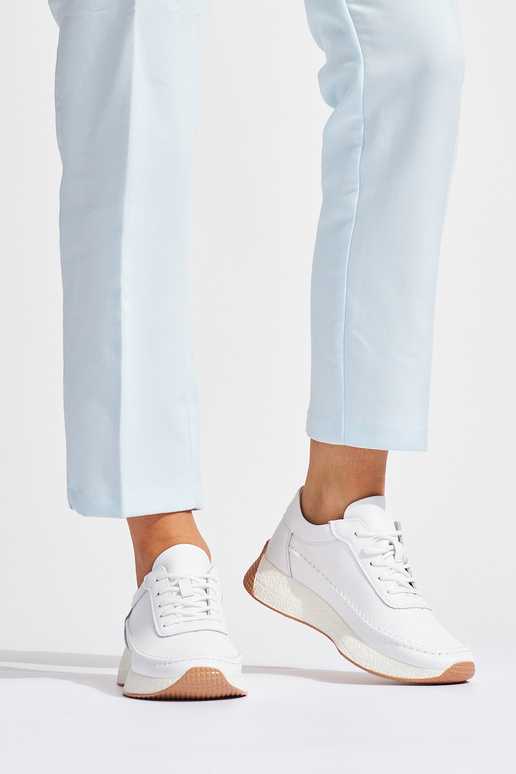 Feminin Haut Zueiße Farbe Sportschuhe