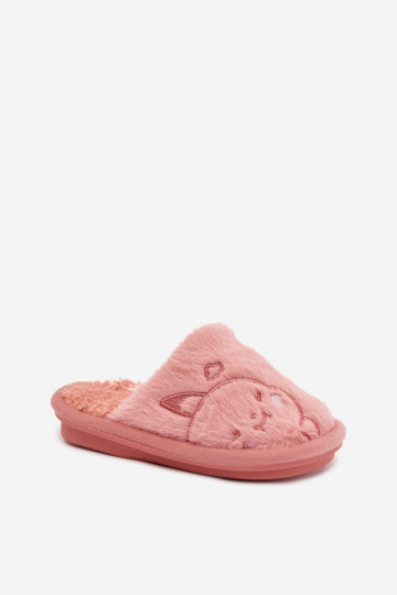 Slippers Kinderen met bont roze Norene