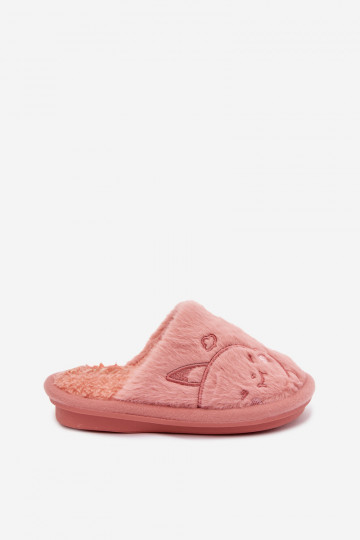 Rosa Kinderschuhe mit Fell Norene 2
