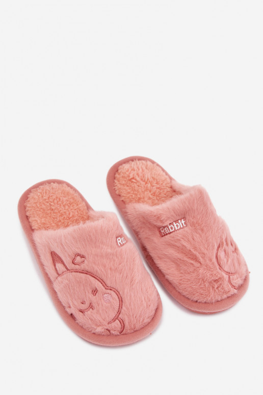 Slippers Kinderen met bont roze Norene