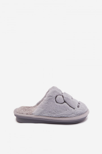Blaue Kinderschuhe mit Fell Norene 2