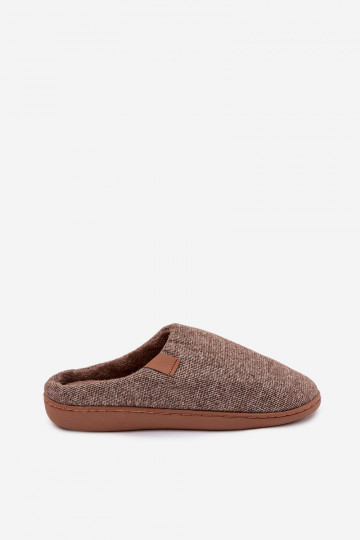 Bruine heren slippers Serevan 2