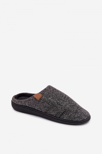Zwarte heren slippers Serevan