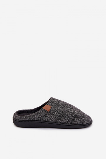 Zwarte heren slippers Serevan 2