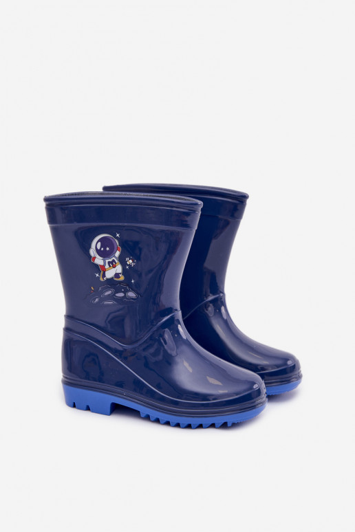 Bottes en caoutchouc Puéril bleu foncé Esalina