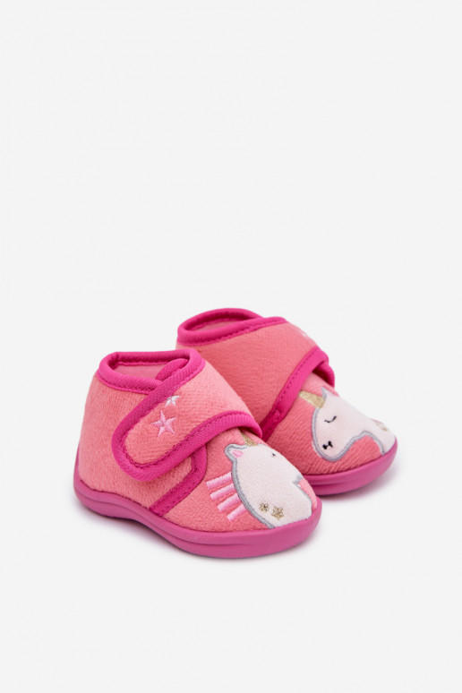 Slippers Kinderen met zelfklevende bevestigingsmiddelen roze Jeselle