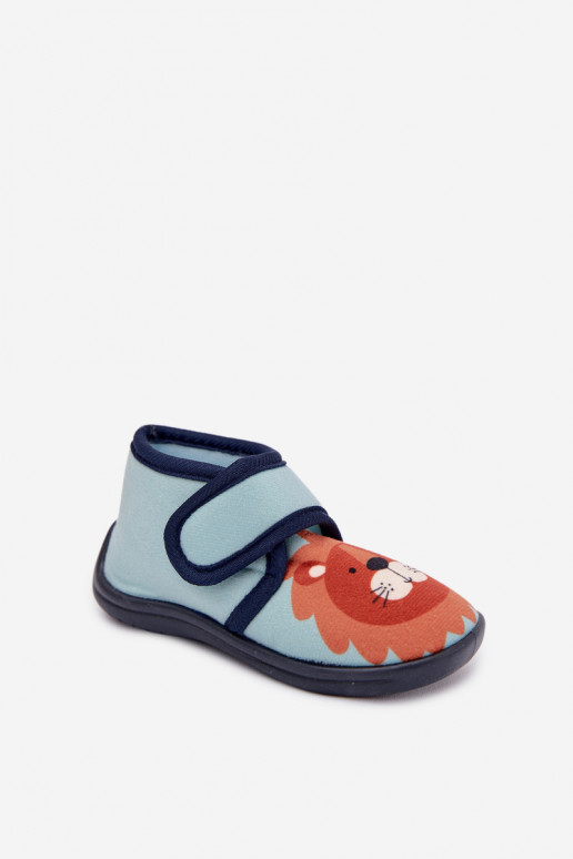 Slippers Kinderen met zelfklevende bevestigingsmiddelen blauIn Katline