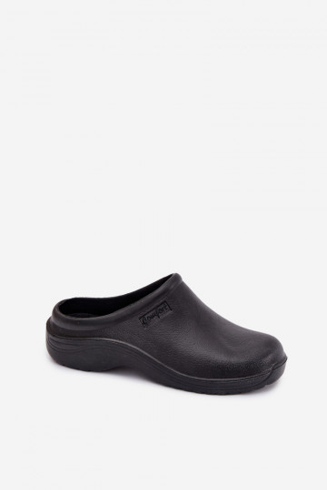 Pantoufles légères Chaussons Sabots Mâle couleur noire Sorvian