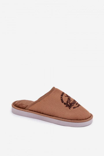 Pantoufles brunes pour hommes « Tiranne »