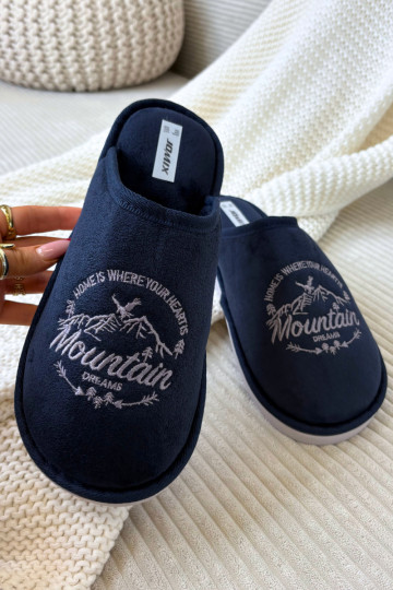Heren slippers donkerblauw Tiranne 2