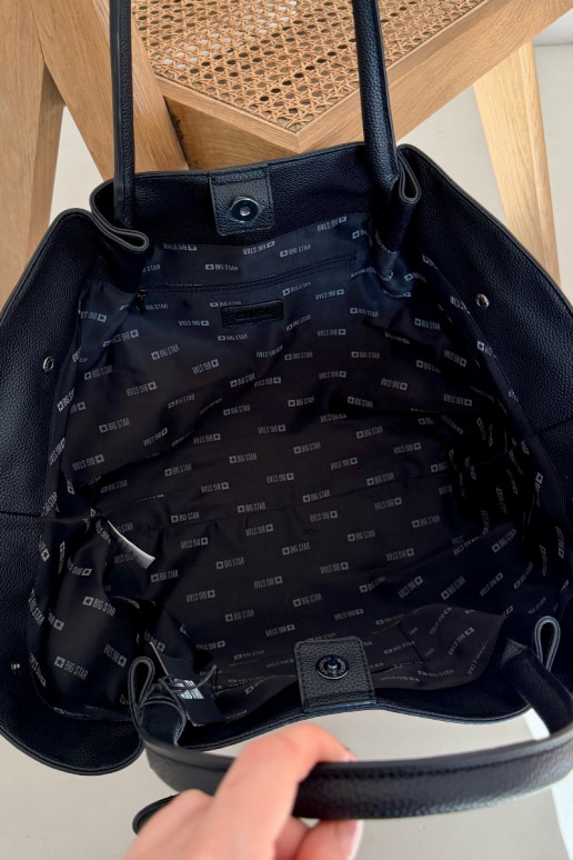 Grand sac à main Big Star SS574005 noir