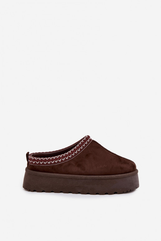 Faible Bottes de neige FémininHaftem avec une plateforme CzekoladoÀe Activérirya