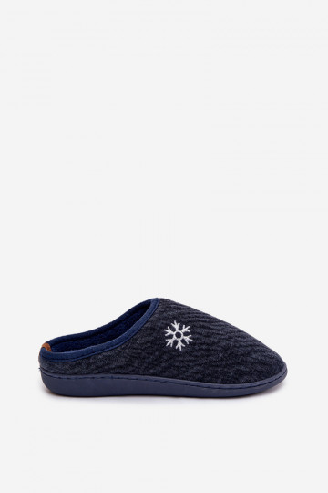 Heren slippers donkerblauw Darline 2