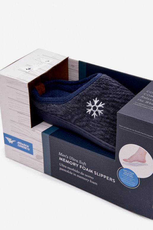 Chaussons Mâle bleu foncé Darline