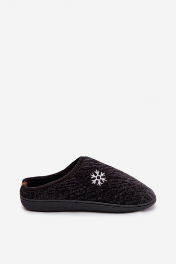 Mannen zwarte slippers Darline 2