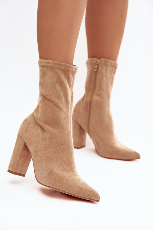 Bottes pour femmesPrzeszyciami beige Rosivelle