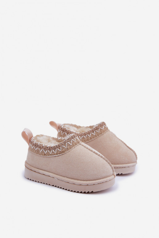 SneeuIn laarzen Laarzen Kinderen met platform opInarmen met bont erin ivoor Vilabria