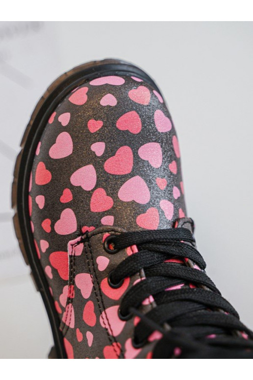 opInarmen Laarzen Kinderen met ritssluitingen ZInart en-roze Dolida