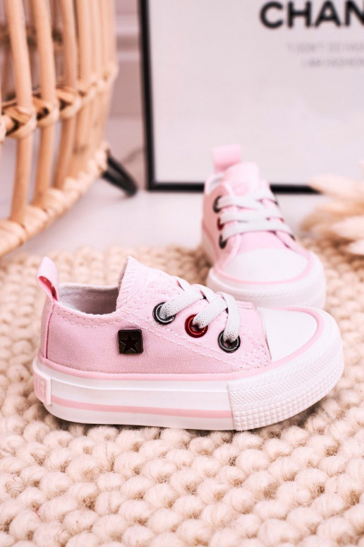 Kinderen Het klassieke model platte sneakers BIG STAR HH374197 roze