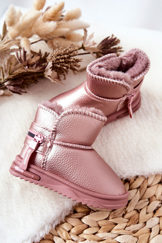 Schneestiefel für Kinder pinke Farbe Frosty