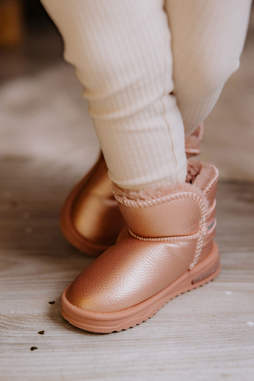 Bottes de neige pour enfants couleur rose Frosty