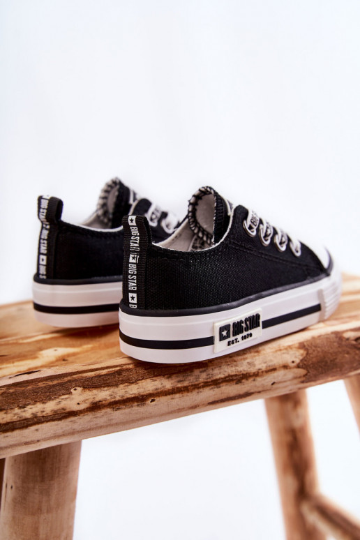 Puéril  chaussures décontractées BIG STAR KK374069 couleur noire