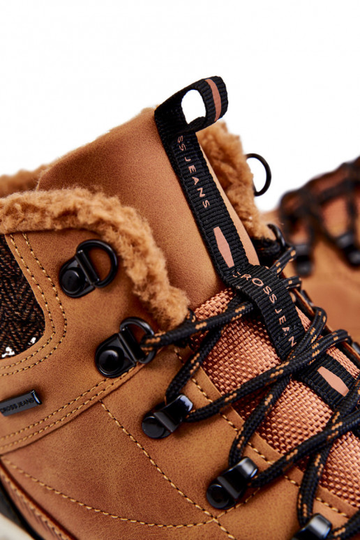 Het heeftnnen opInarmen Laarzen Inandelschoenen Cross Jeans KK1R4021C bruine kleur