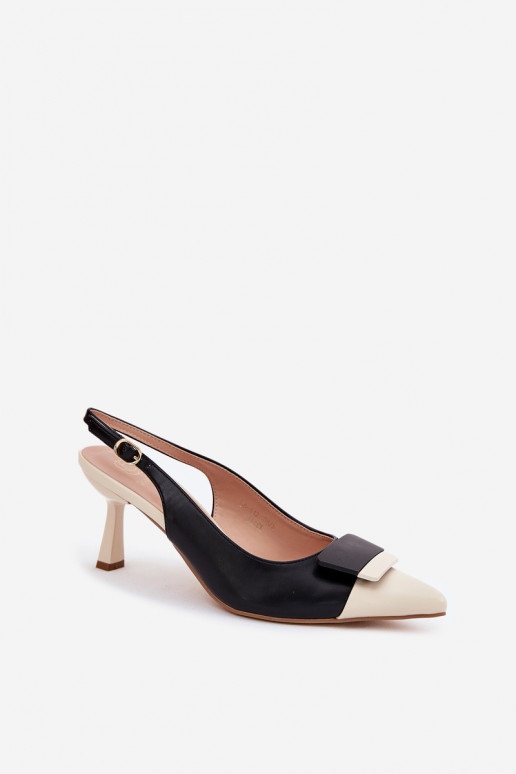 Elegante stijl Hakken met ornamenten Eko Leer zInart Ottoles