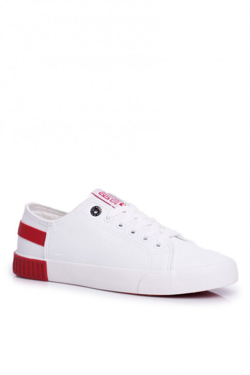 Echt leren sneakers BIG STAR FF274174 Init en rood
